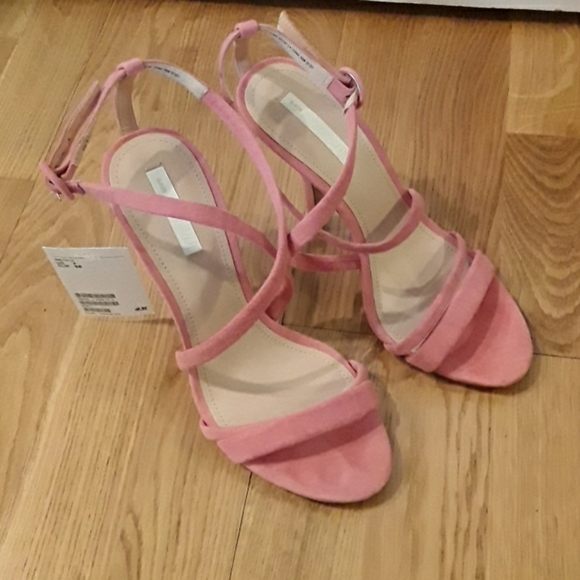 BN  in box pink suede heels - Picture 1 of 4